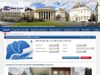 axel-colin-immo.fr website preview