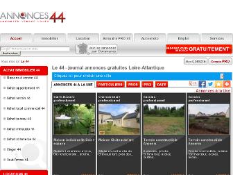annonces44.fr website preview