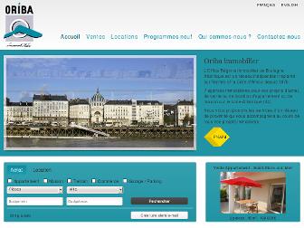 oriba-immobilier.com website preview