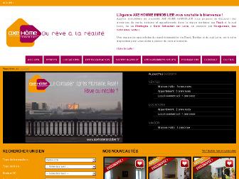 axehomeimmobilier.fr website preview