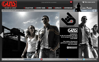 gunswear.com website preview