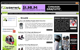 lequipement.fr website preview