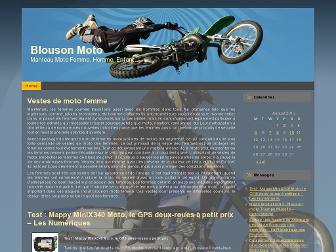 blousonmoto.net website preview