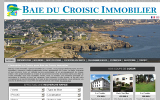 lecroisicimmobilier.com website preview