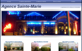 agencesaintemarie.com website preview