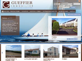 gueffier-immobilier.com website preview