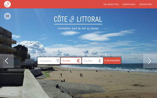 cotelittoral.fr website preview