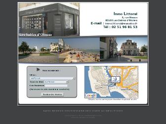 immo-littoral.fr website preview