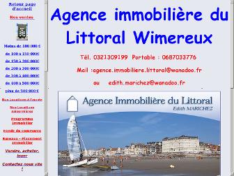 agence-immobiliere-littoral.com website preview