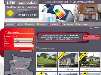 immobilier-chateaubriant.fr website preview