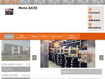 moto-axxe91.fr website preview
