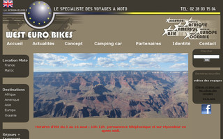 westeurobikes.com website preview