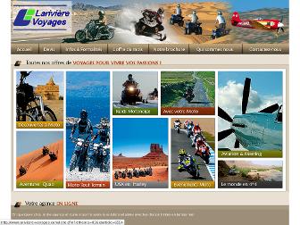 lariviere-voyages.com website preview
