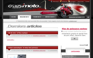 blog.crazymoto.net website preview