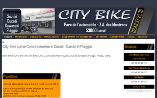 citybikelaval.fr website preview