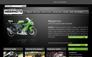 megamoto.fr website preview