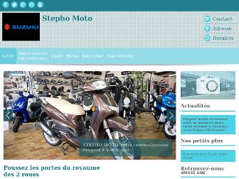 stepho-moto.fr website preview