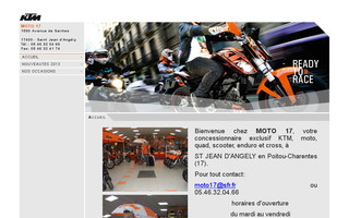 moto-17.com website preview