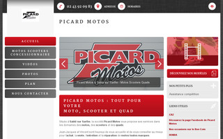picard-motos.fr website preview