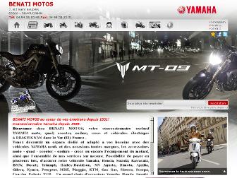 benati-motos.com website preview