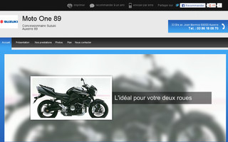 moto-one-89-quads.fr website preview