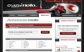 occasion.crazymoto.net website preview
