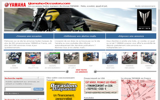 yamaha-occasion.com website preview