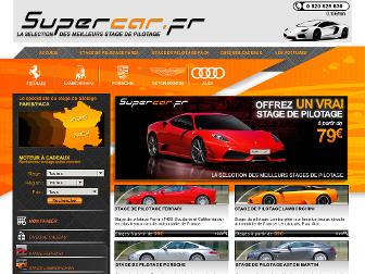stage-pilotage-supercar.fr website preview