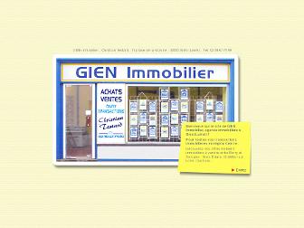 gien-immobilier.com website preview