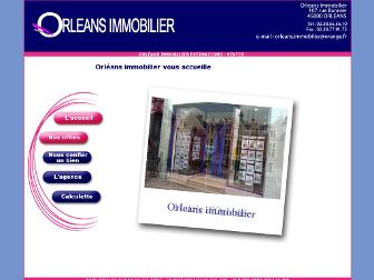 orleansimmobilier.fr website preview