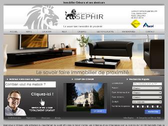 sephir-immobilier.com website preview