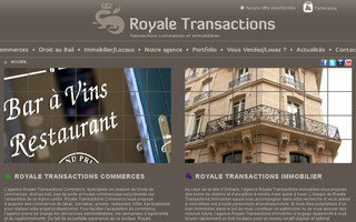 royale-immobilier.com website preview
