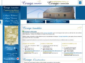 ceraga-immobilier.com website preview