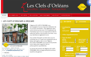 lesclefsdorleans.com website preview