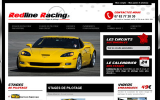 redlineracing.fr website preview
