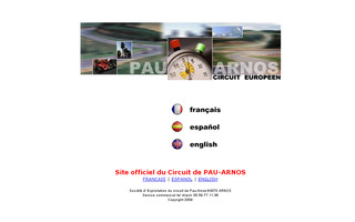circuit-pau-arnos.fr website preview