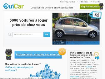 ouicar.fr website preview