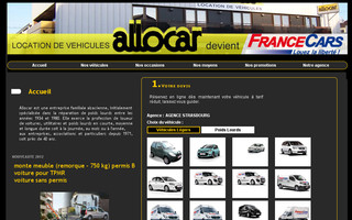 allocar.com website preview