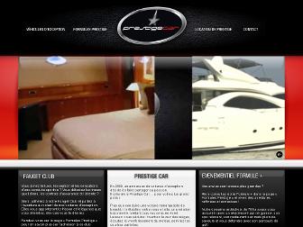 prestigecar.fr website preview