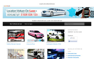 location-voiture-de-luxe.fr website preview