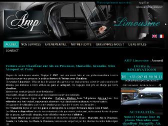 amp-limousine.fr website preview