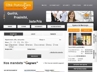 montargis.coteparticuliers.com website preview