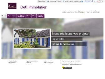 ceti-immobilier.fr website preview
