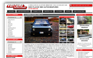 voiture-miniature.com website preview
