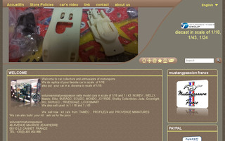 voituresminiaturespassion.com website preview
