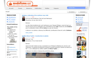 modelisme.com website preview