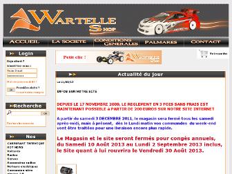 wartelle-shop.com website preview