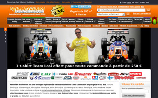 milleniumrc.fr website preview