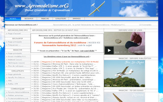 aeromodelisme.org website preview