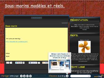 sous-marin-modelisme.over-blog.com website preview
